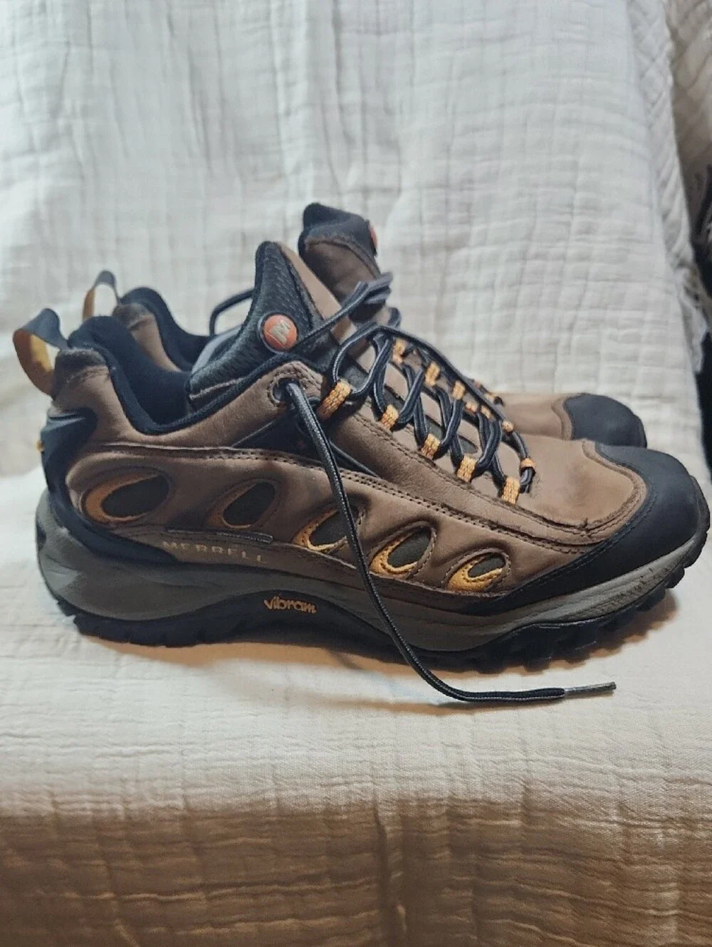 Merrell Men's Brown and Black Trail Hiking Boots